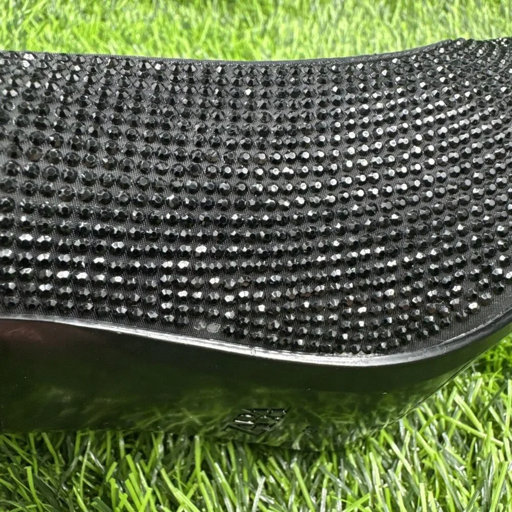 ZARA Women’s Black Studded Closed Pointed Toe High Heels Pumps Shoes Size 37/US7